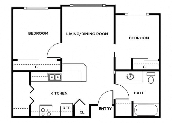 Suite A Floorplan