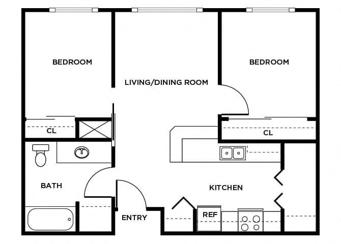 Suite A Floorplan