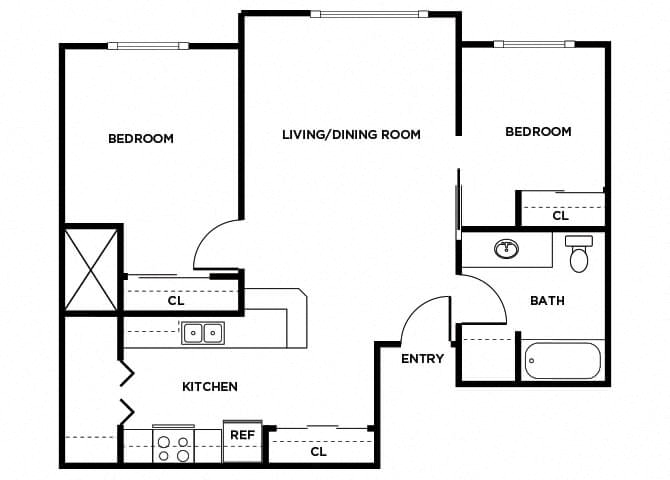 Suite A Floorplan