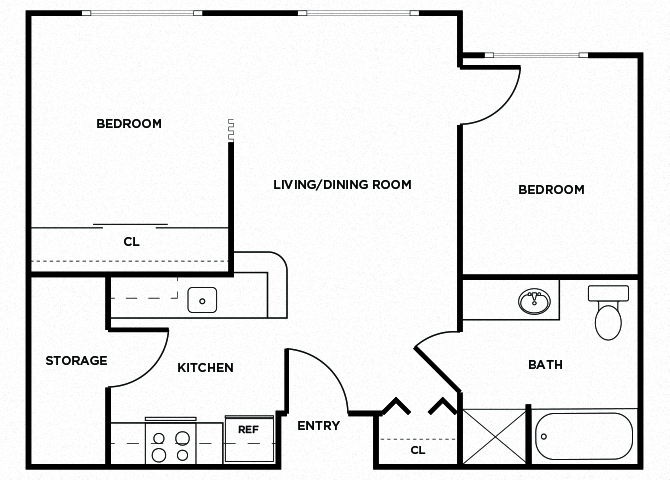 Suite A Floorplan