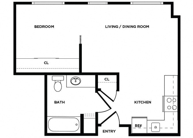 Suite A Floorplan