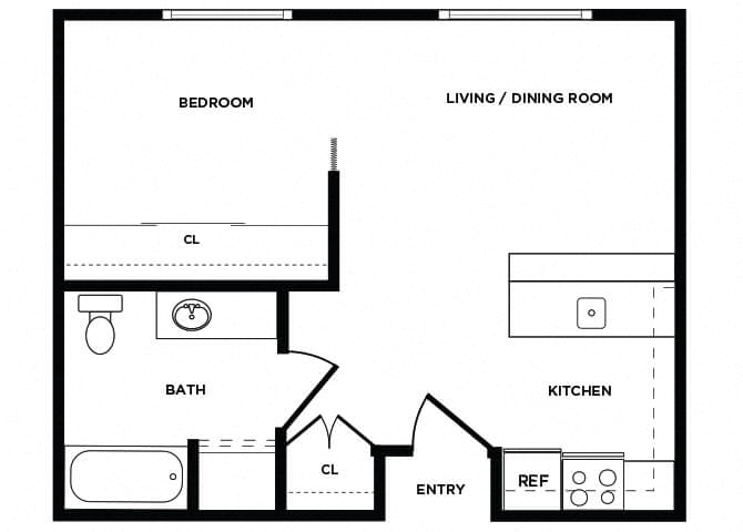 Suite A Floorplan