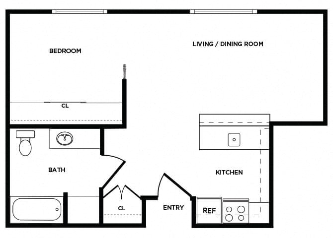 Suite A Floorplan