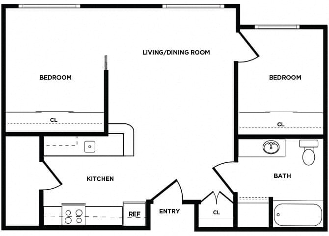 Suite A Floorplan