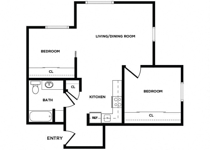 Suite A Floorplan