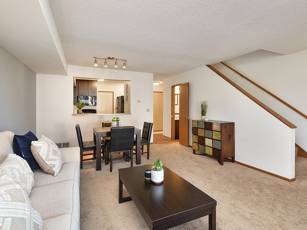 Bass Lake Hills Townhomes - Living & Dining Room