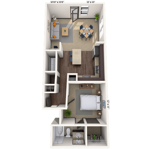M Streets floor plan