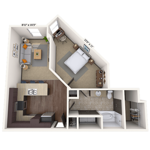 West End floor plan