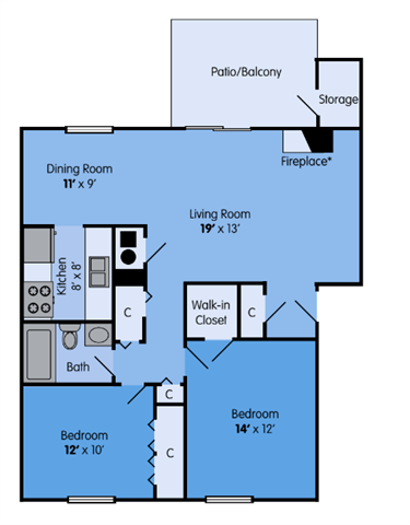 THE OAK (2.10 A) floor plan