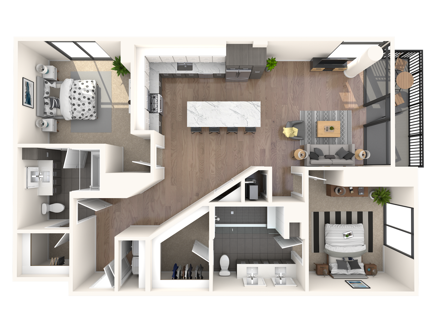 B2 floor plan