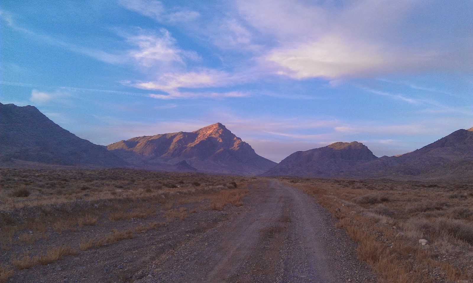 Mountain range in Wendover, Nevada