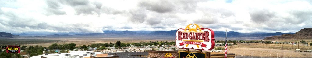 Skyline with Casino sign, Wendover Nevada