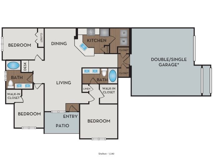 Shelton floor plan