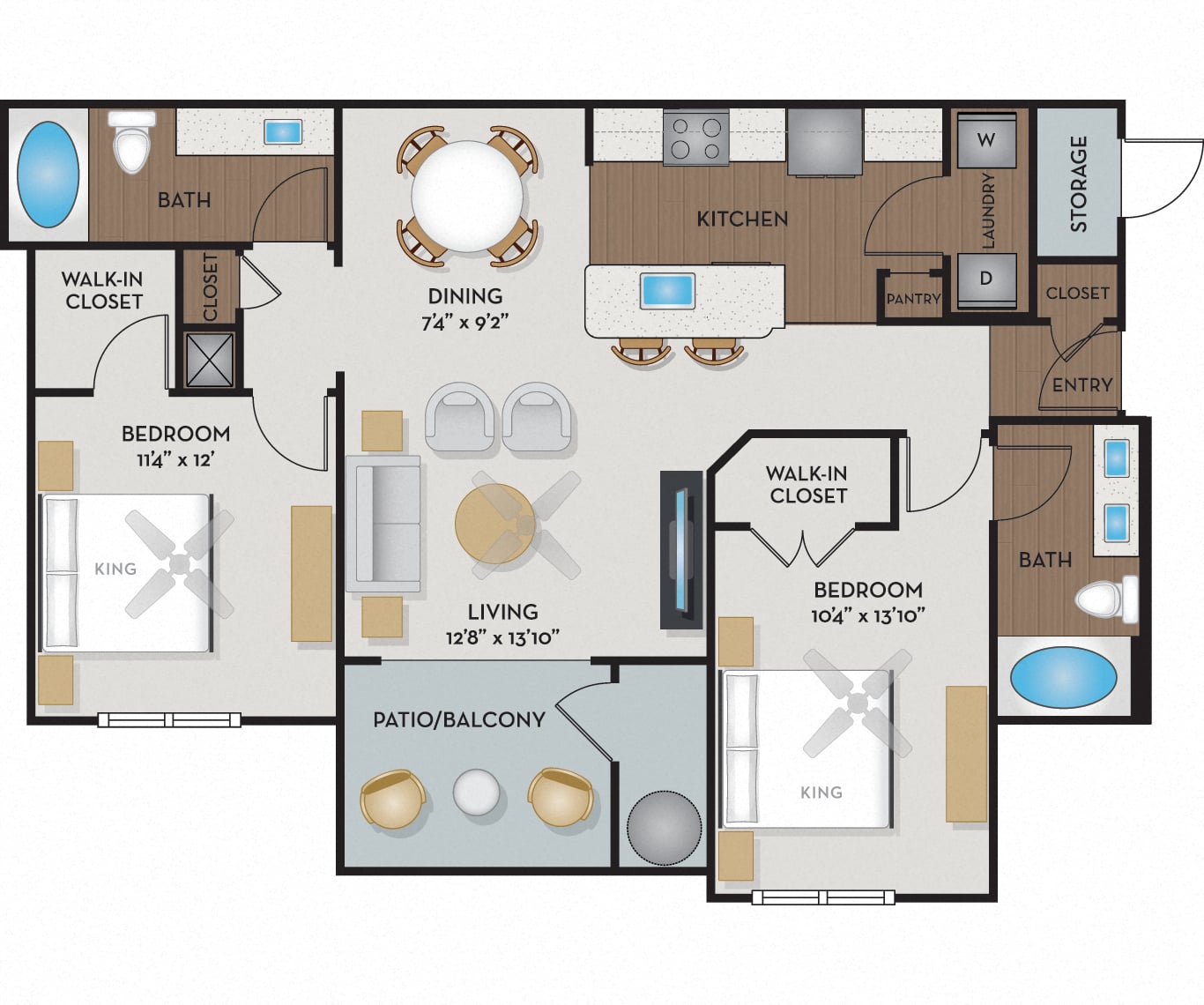 Bandera floor plan