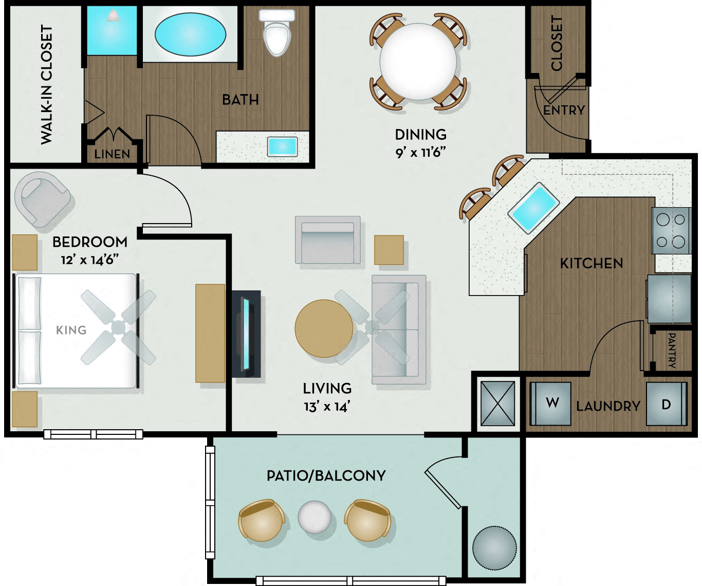 El Paso floor plan