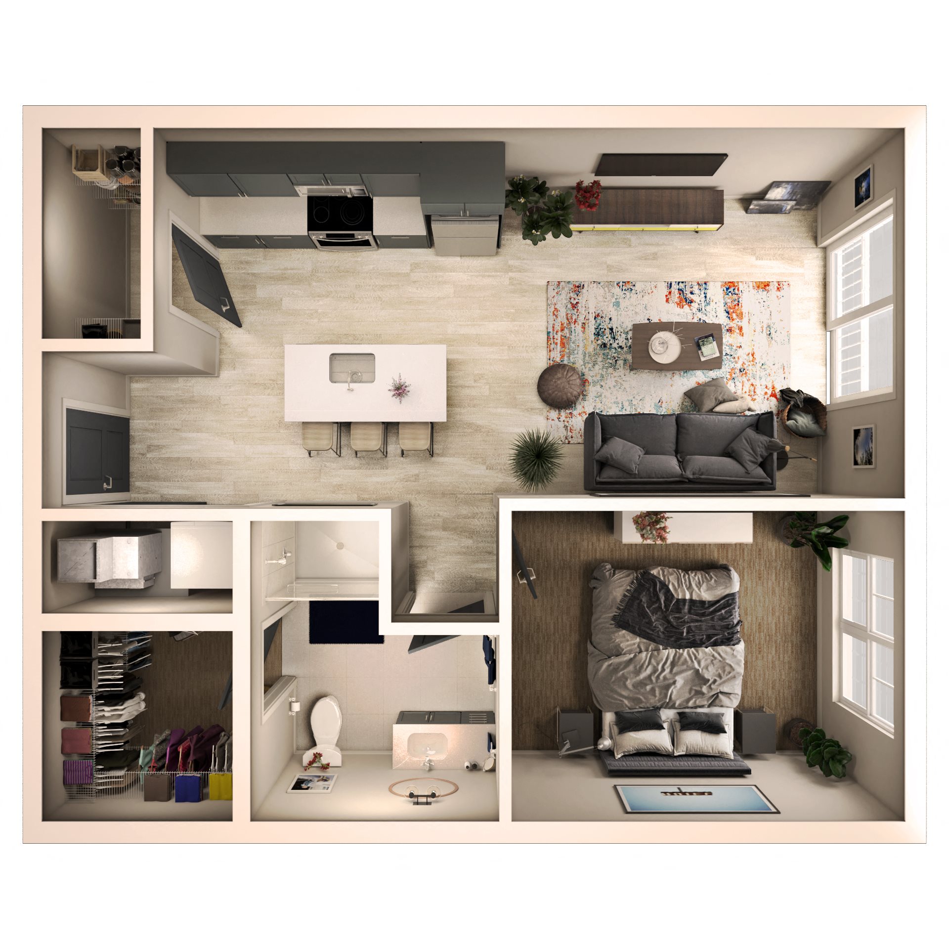 One Bedroom One Bedroom