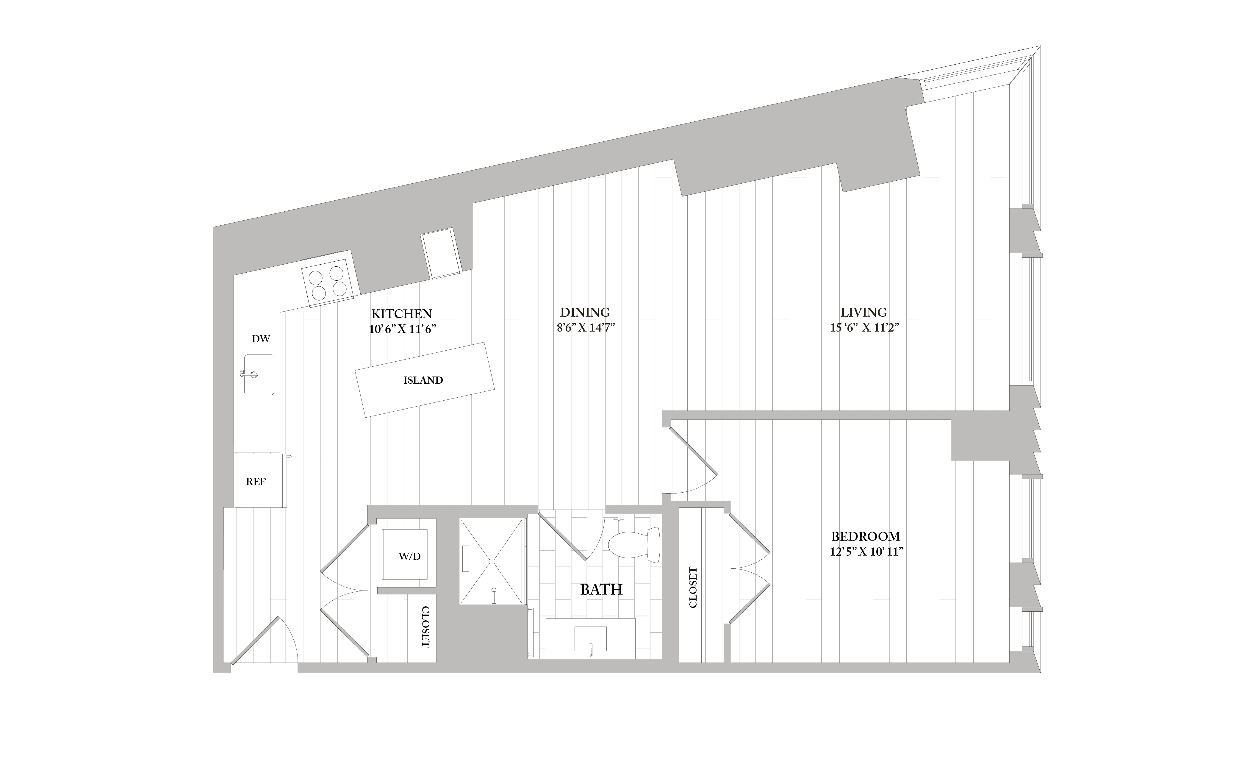 Apartment 0501 floorplan