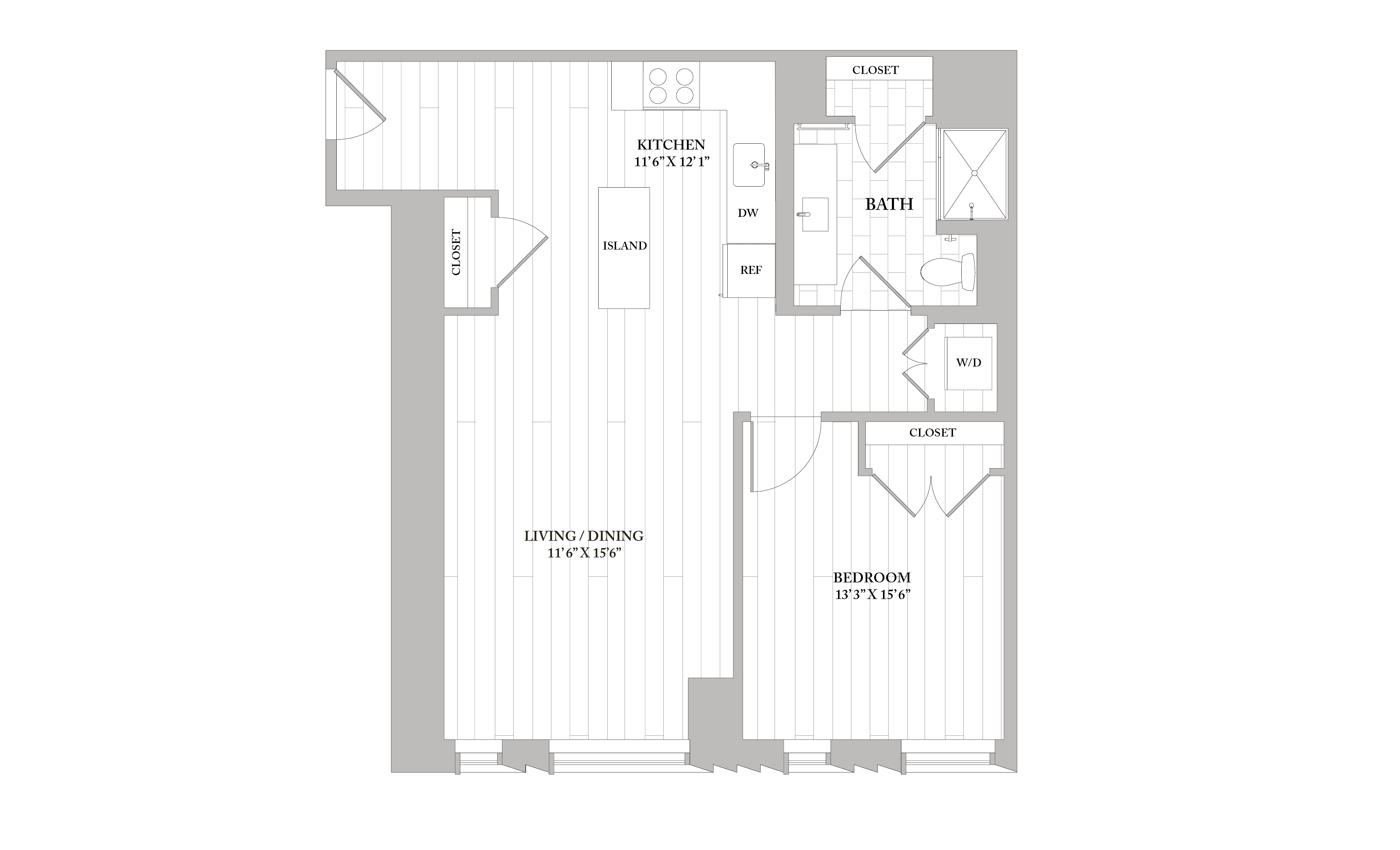 Apartment 3007 floorplan