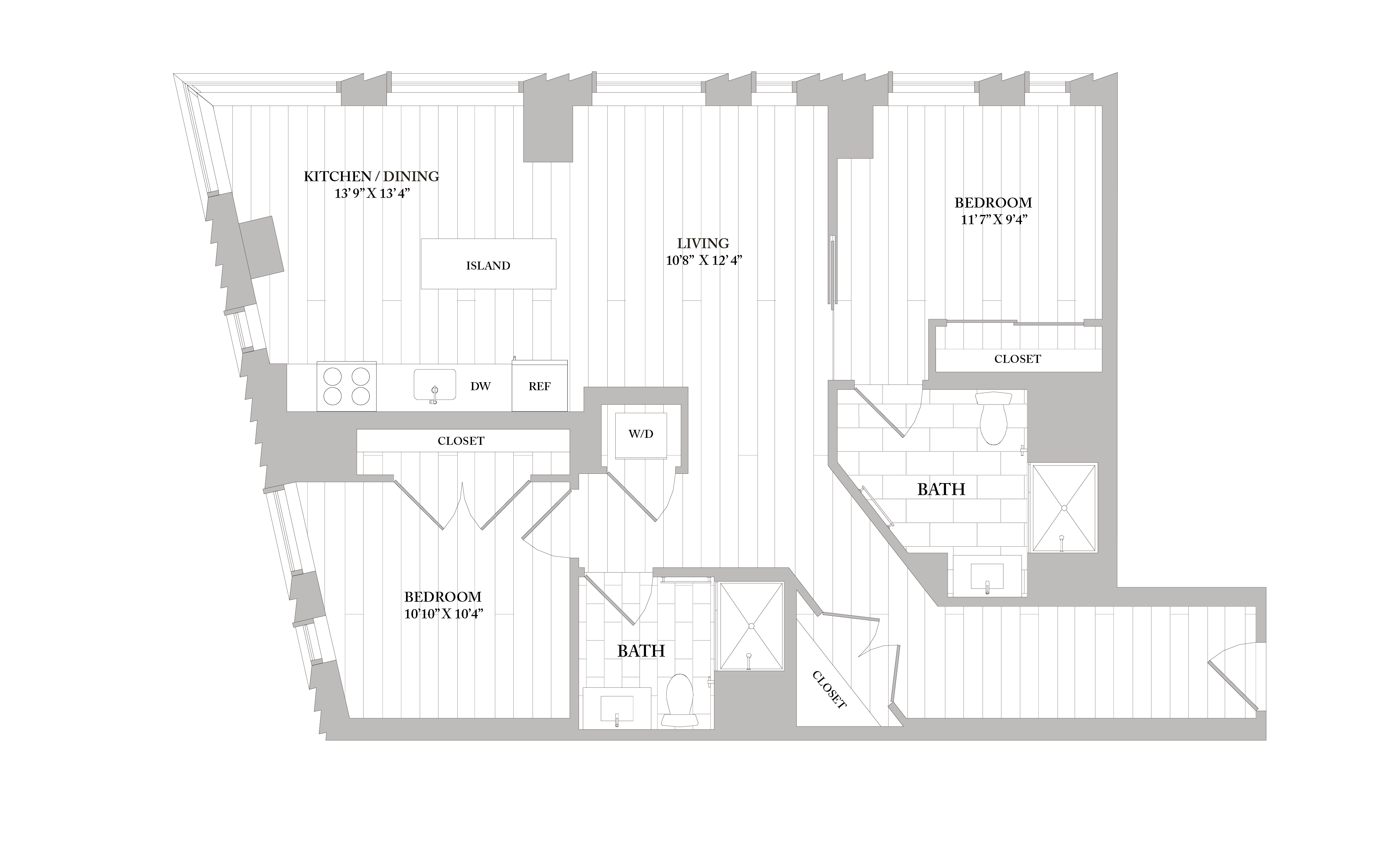 Apartment 1905 floorplan
