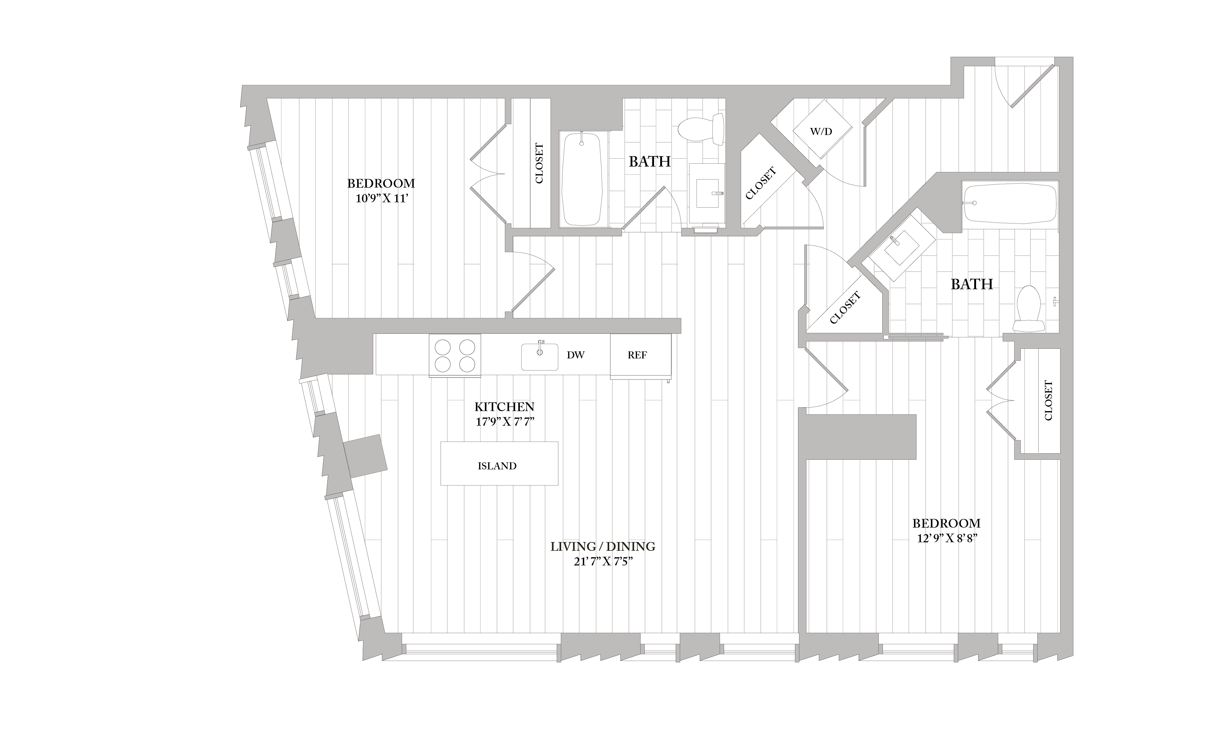 Apartment 0806 floorplan