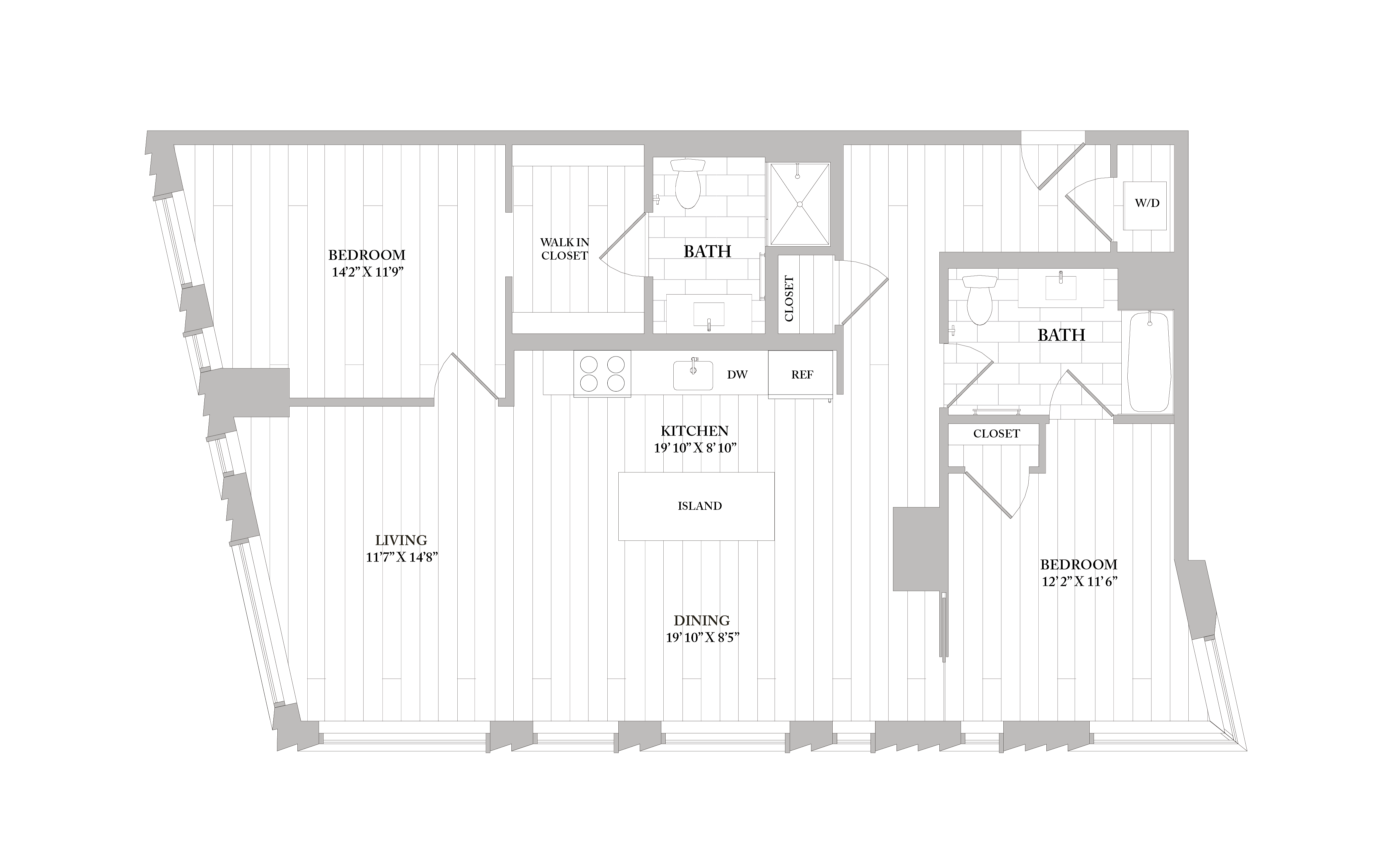 Apartment 3506 floorplan