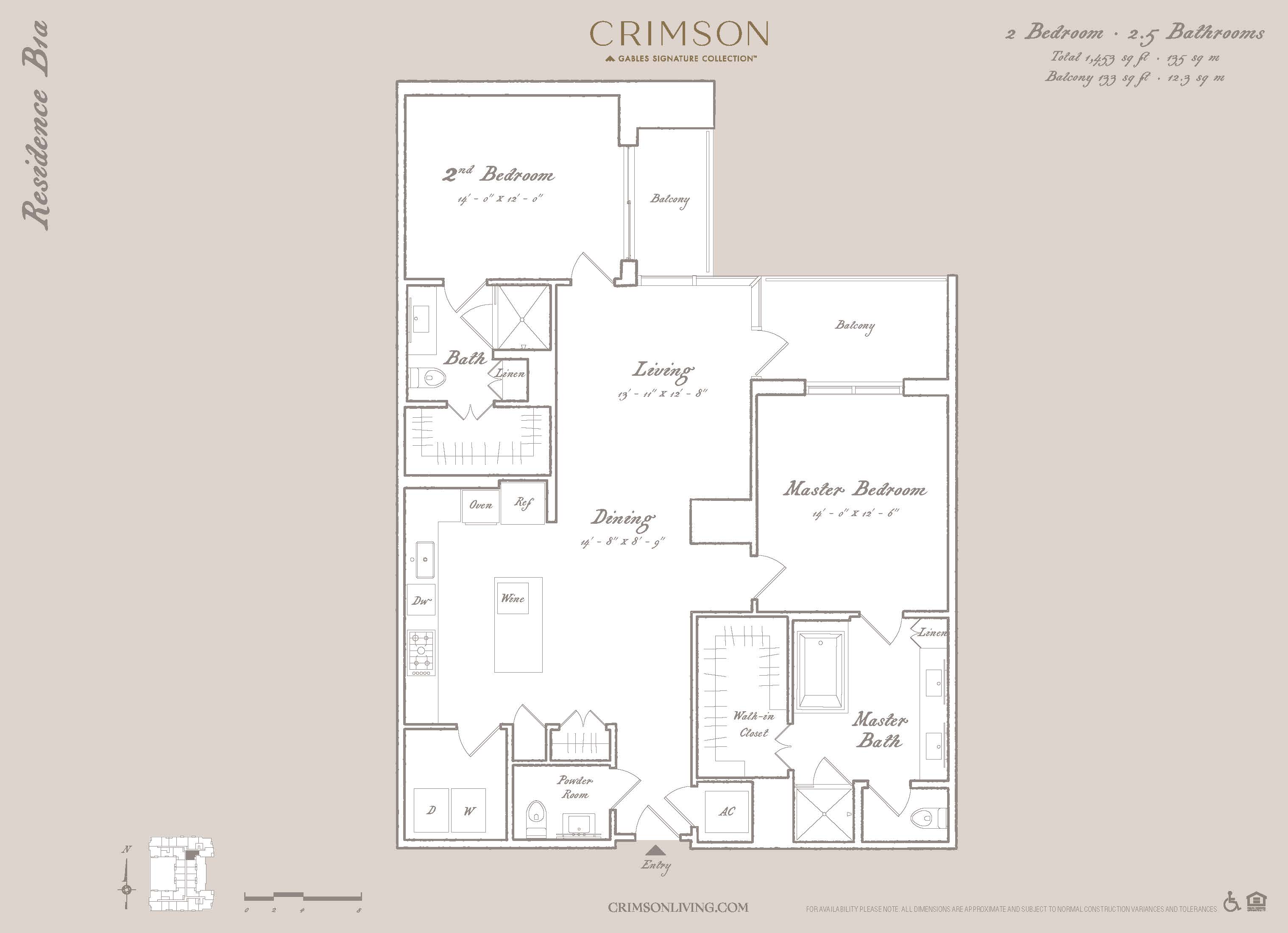 Residence B1A floor plan