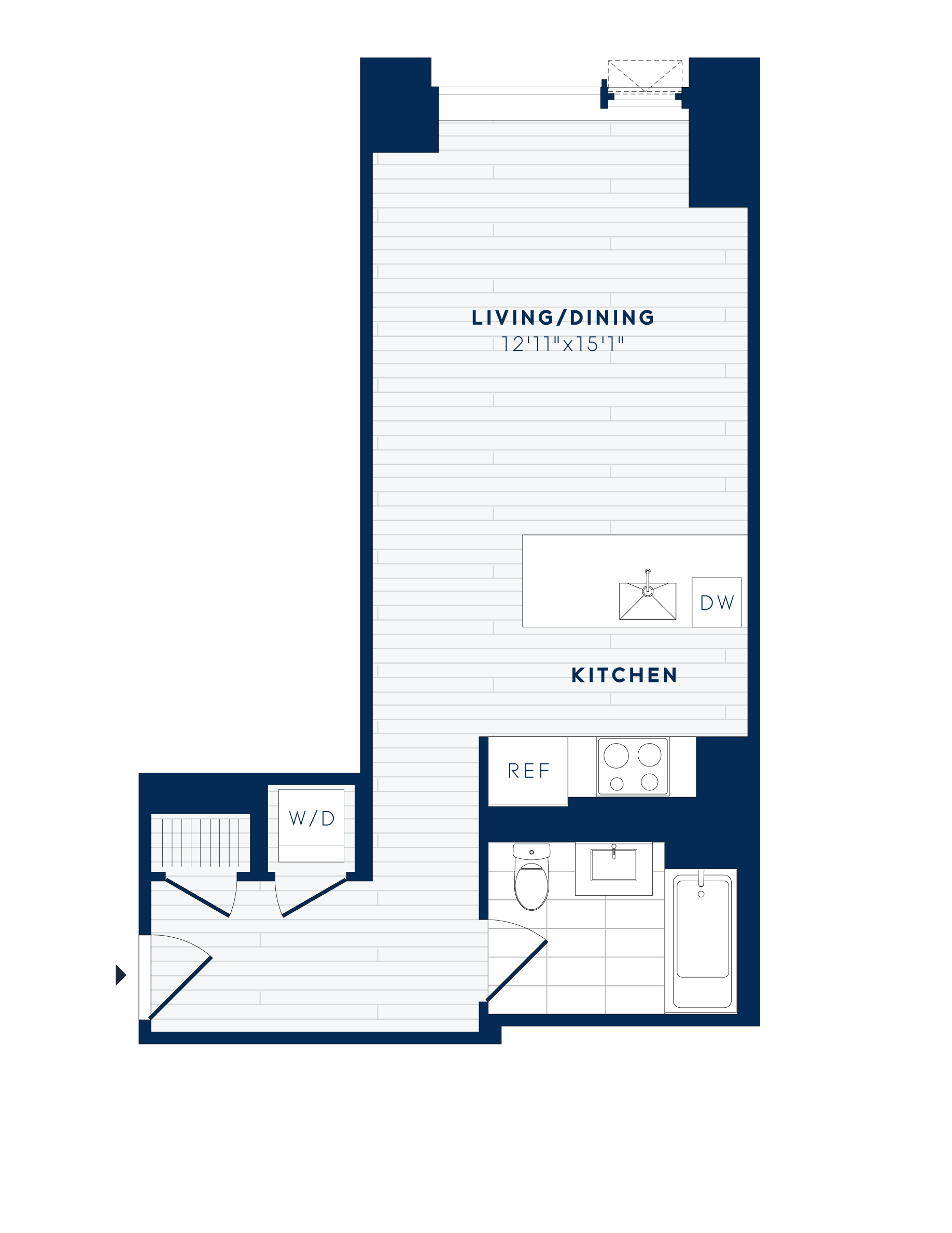 floor plan image of apartment 507