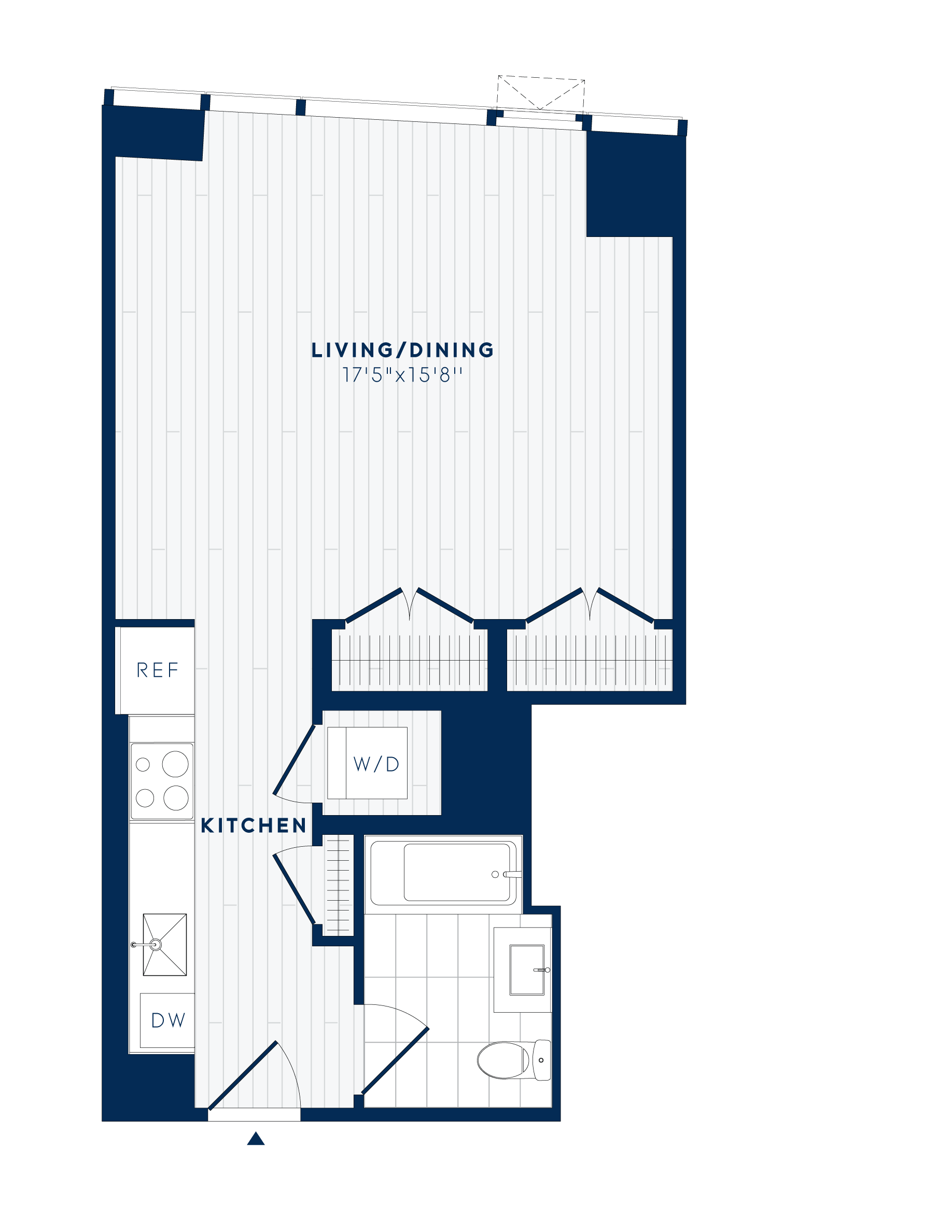 floor plan image of apartment 662