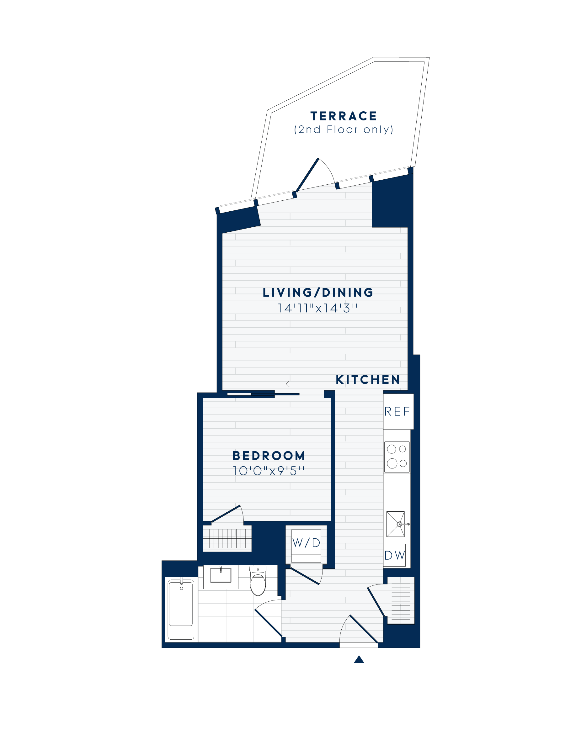 floor plan image of apartment 1223