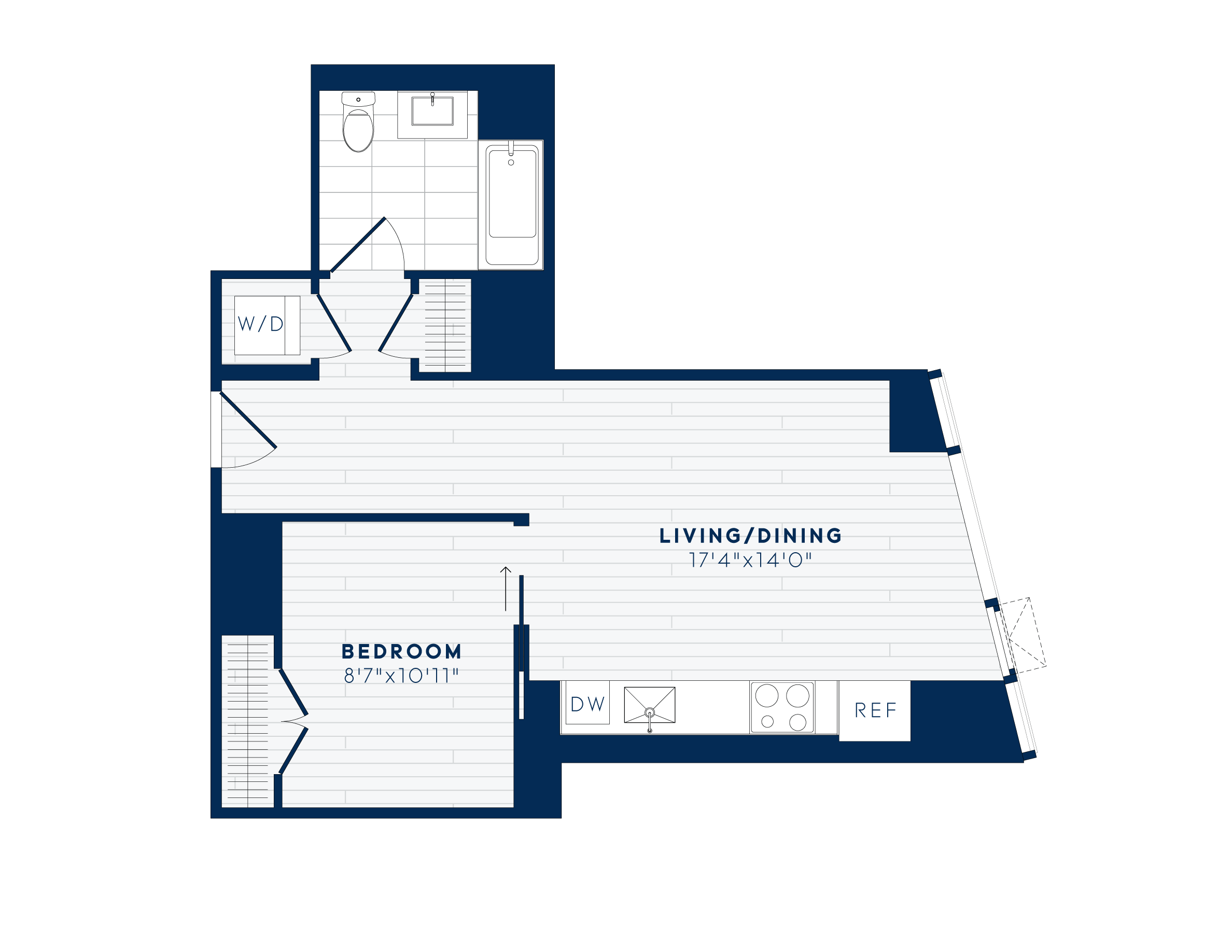 floor plan image of apartment 665