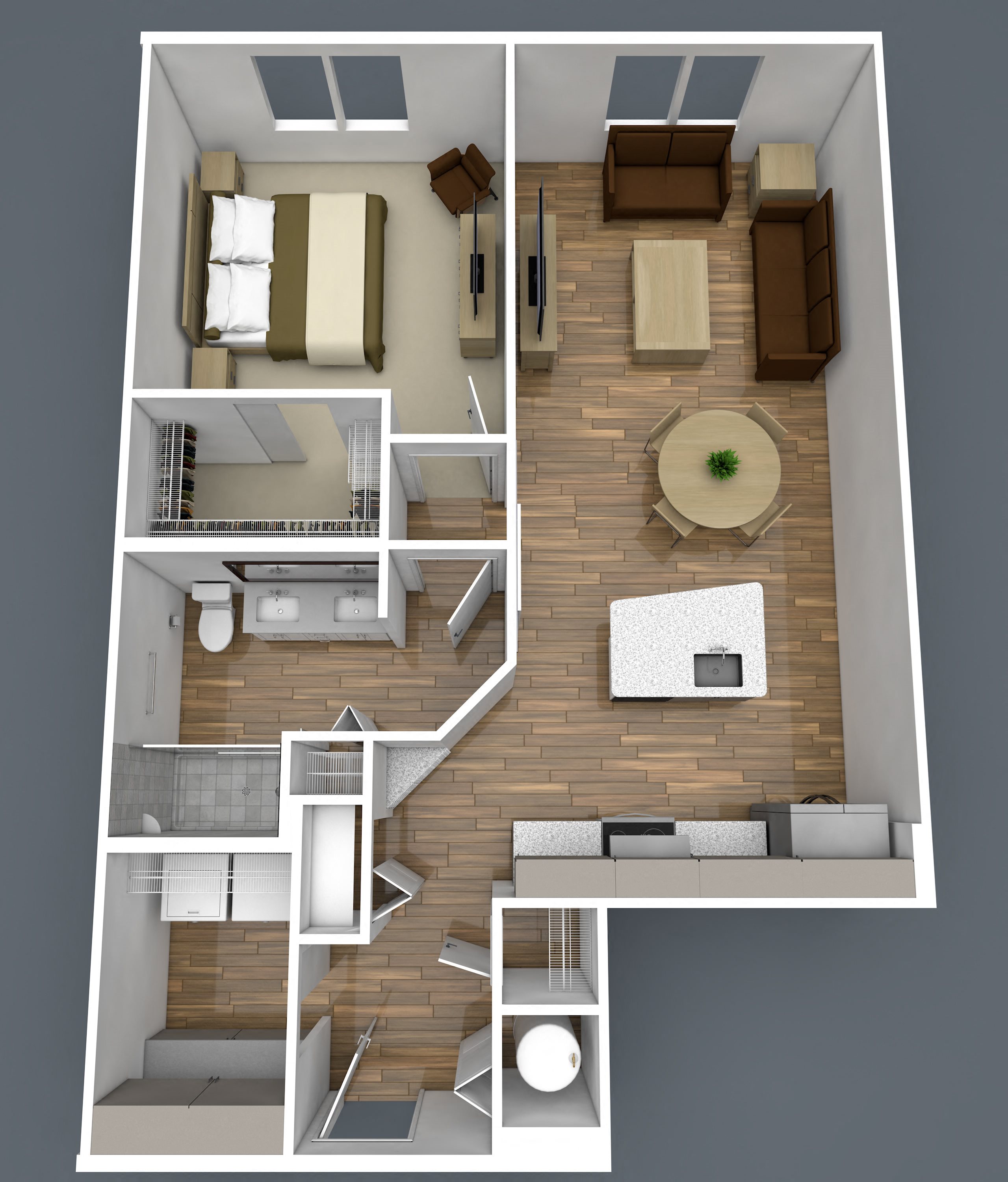 Floor Plans of Centre Pointe Apartments in Melbourne, FL