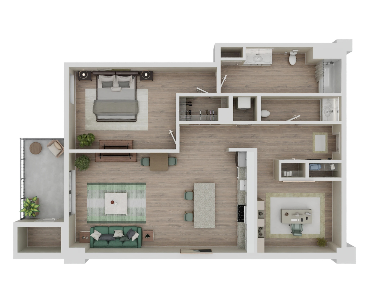 A8-S- Renovated floor plan