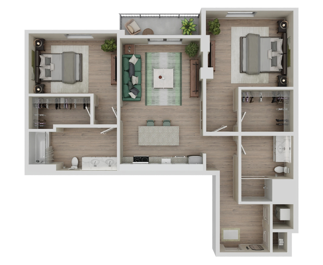 B1- Renovated floor plan