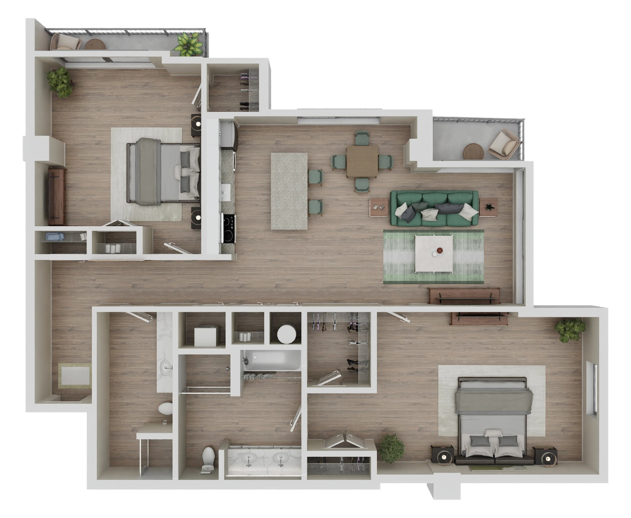 B5 - Renovated floor plan
