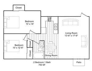 2bdrm/1bath/balcony/2nd fl