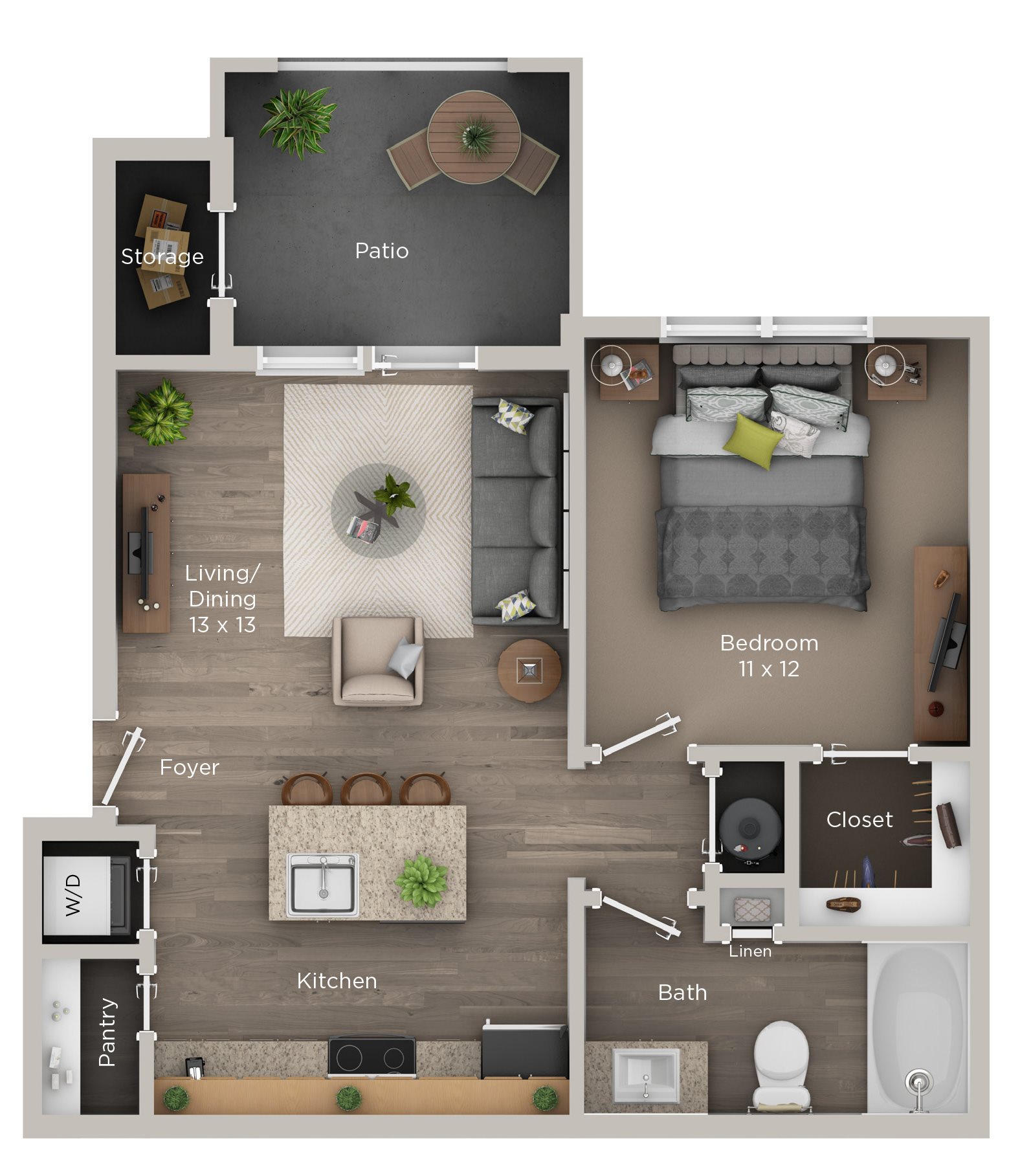 A - Classic AA Floorplan