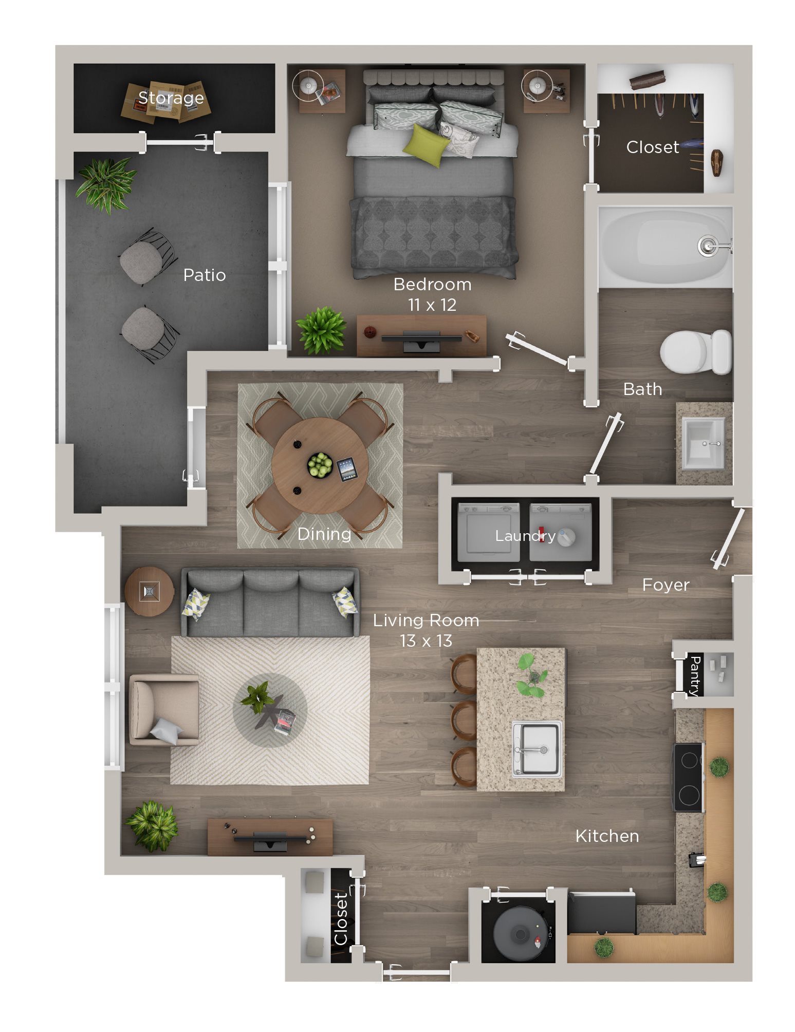A1 Classic w/ Garage A1 Floorplan with Garage