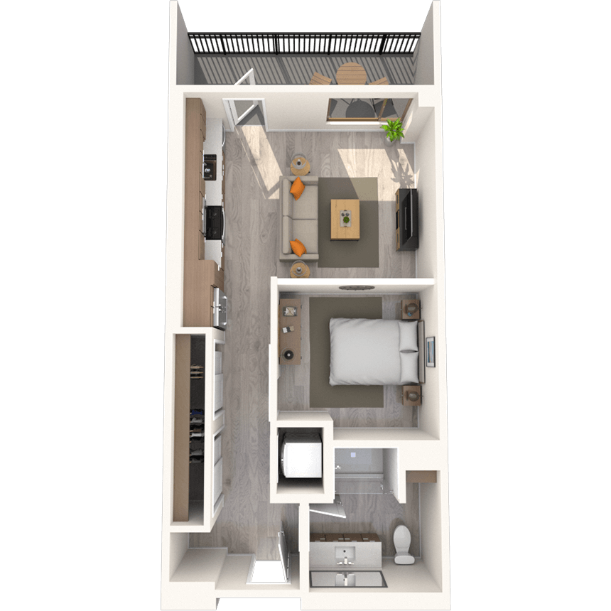 S1 0x1-607 SF floor plan