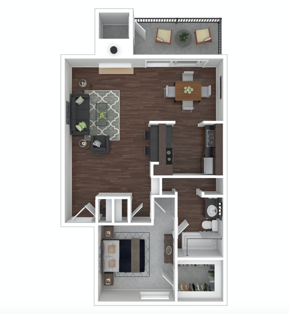Floor plan layout diagram for A2