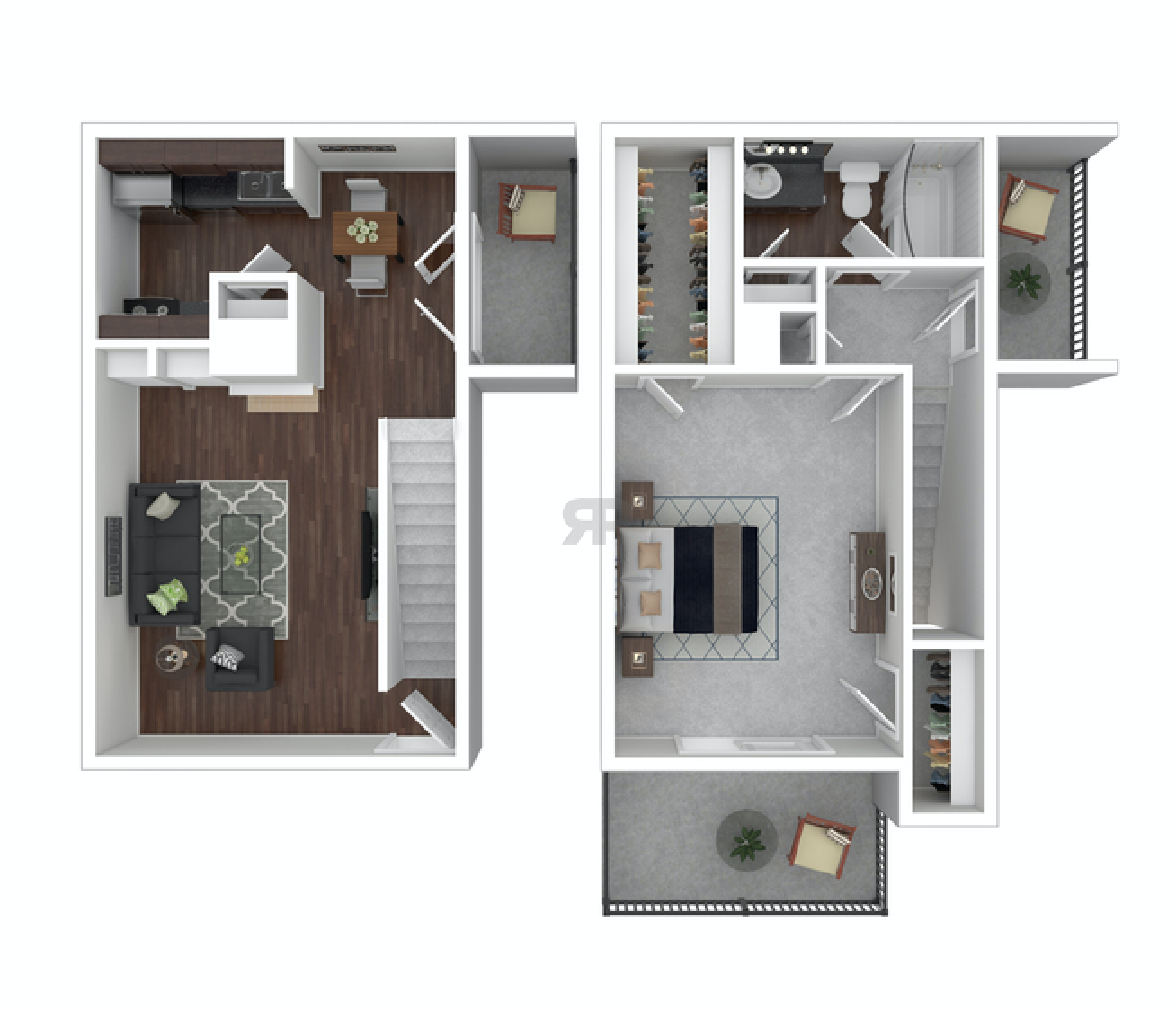 Floor plan layout diagram for A3
