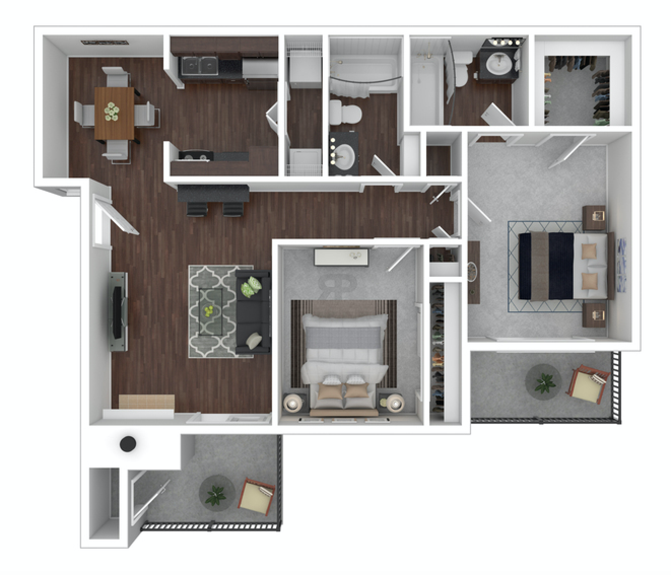 Floor plan layout diagram for B2
