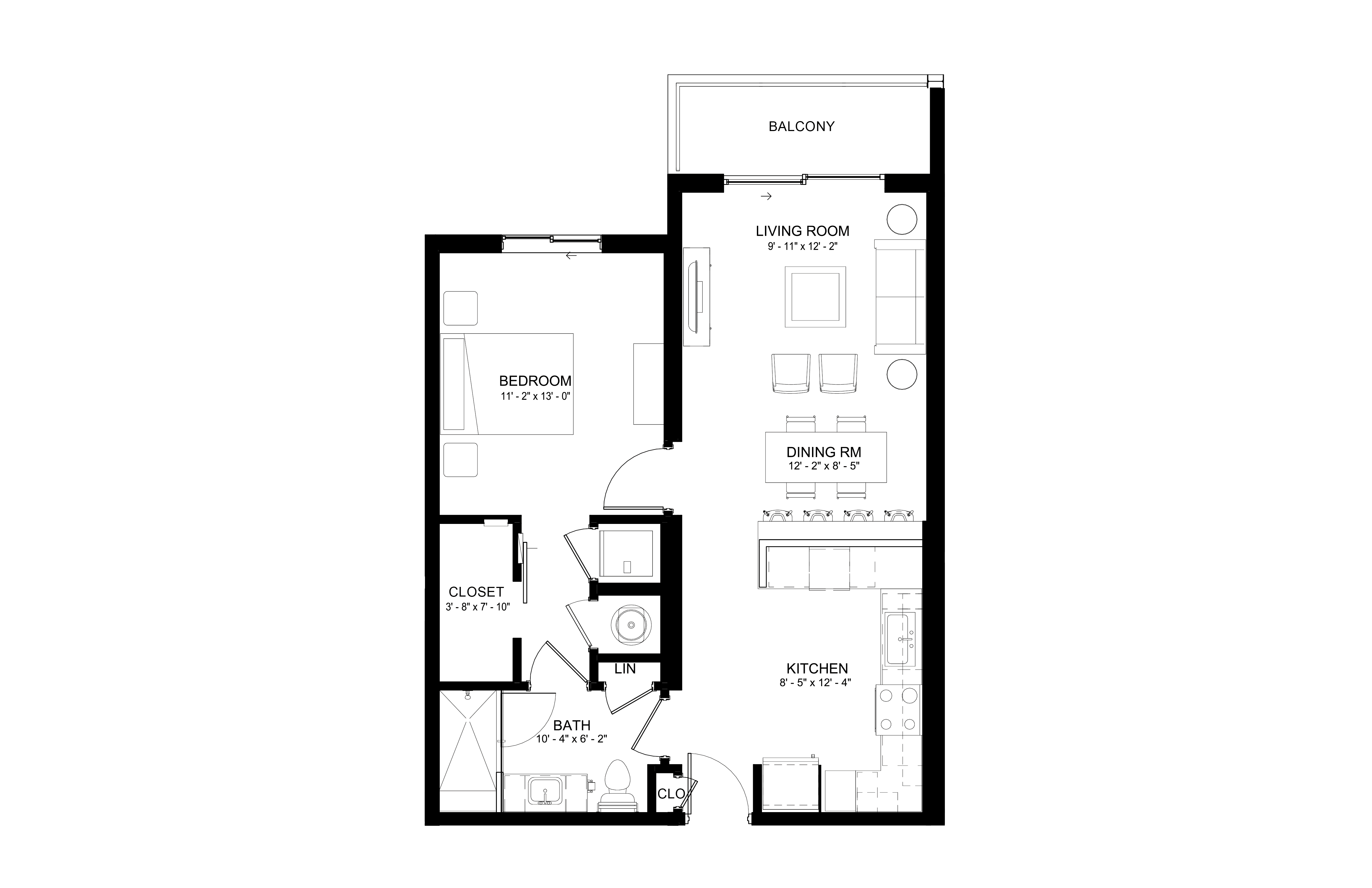 Apartment 503 floorplan