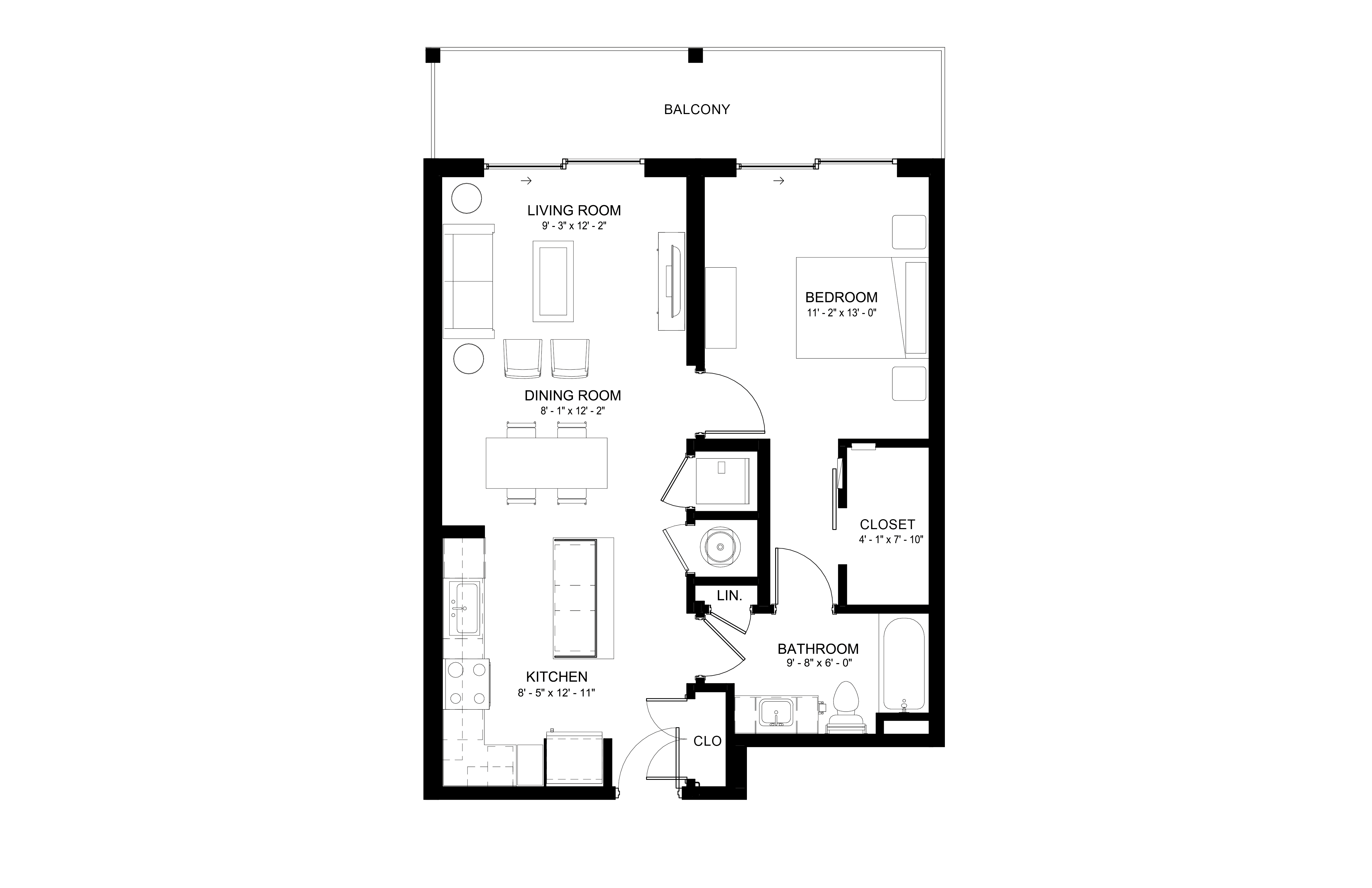 Apartment 127 floorplan