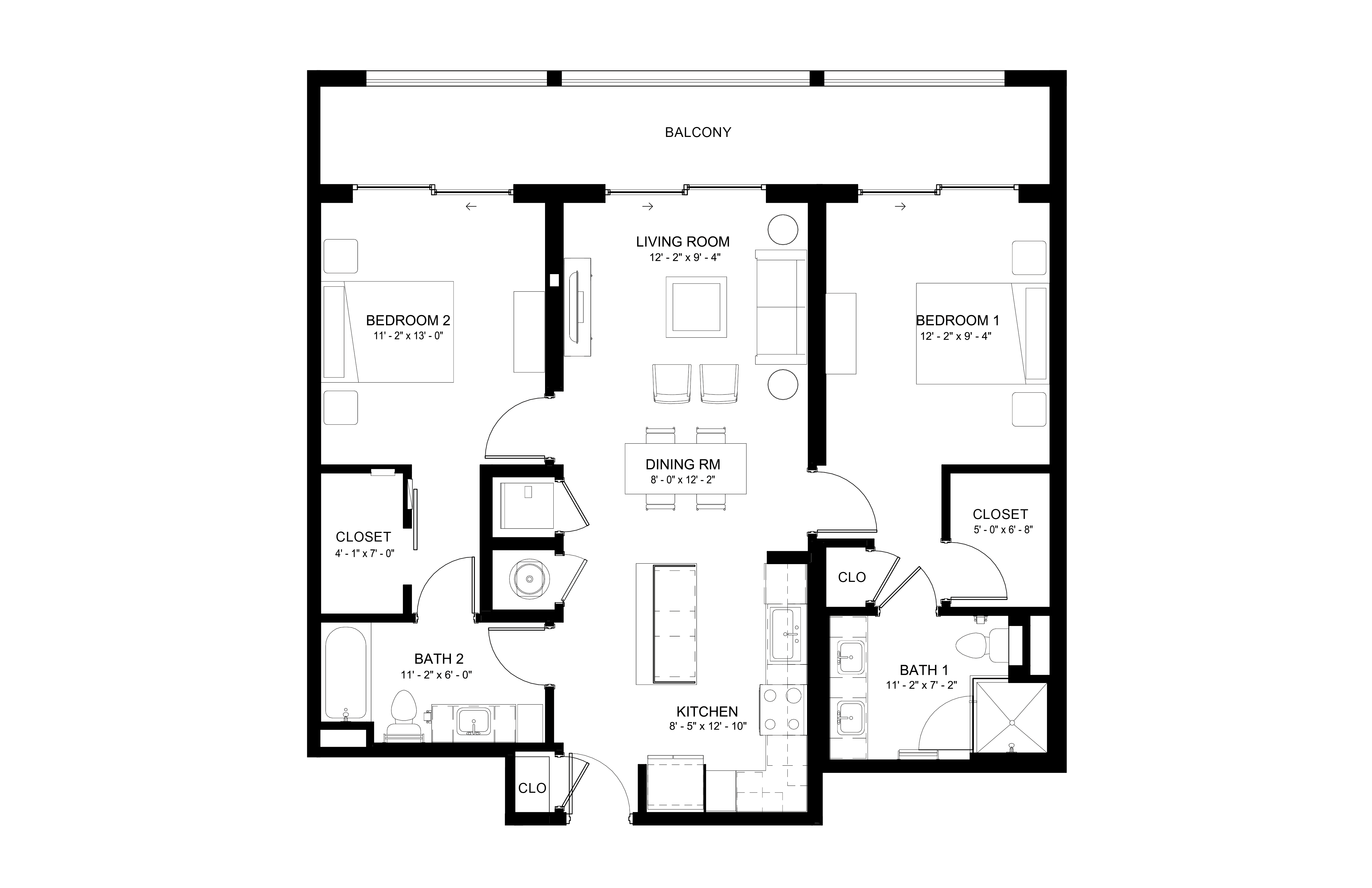 Apartment 227 floorplan