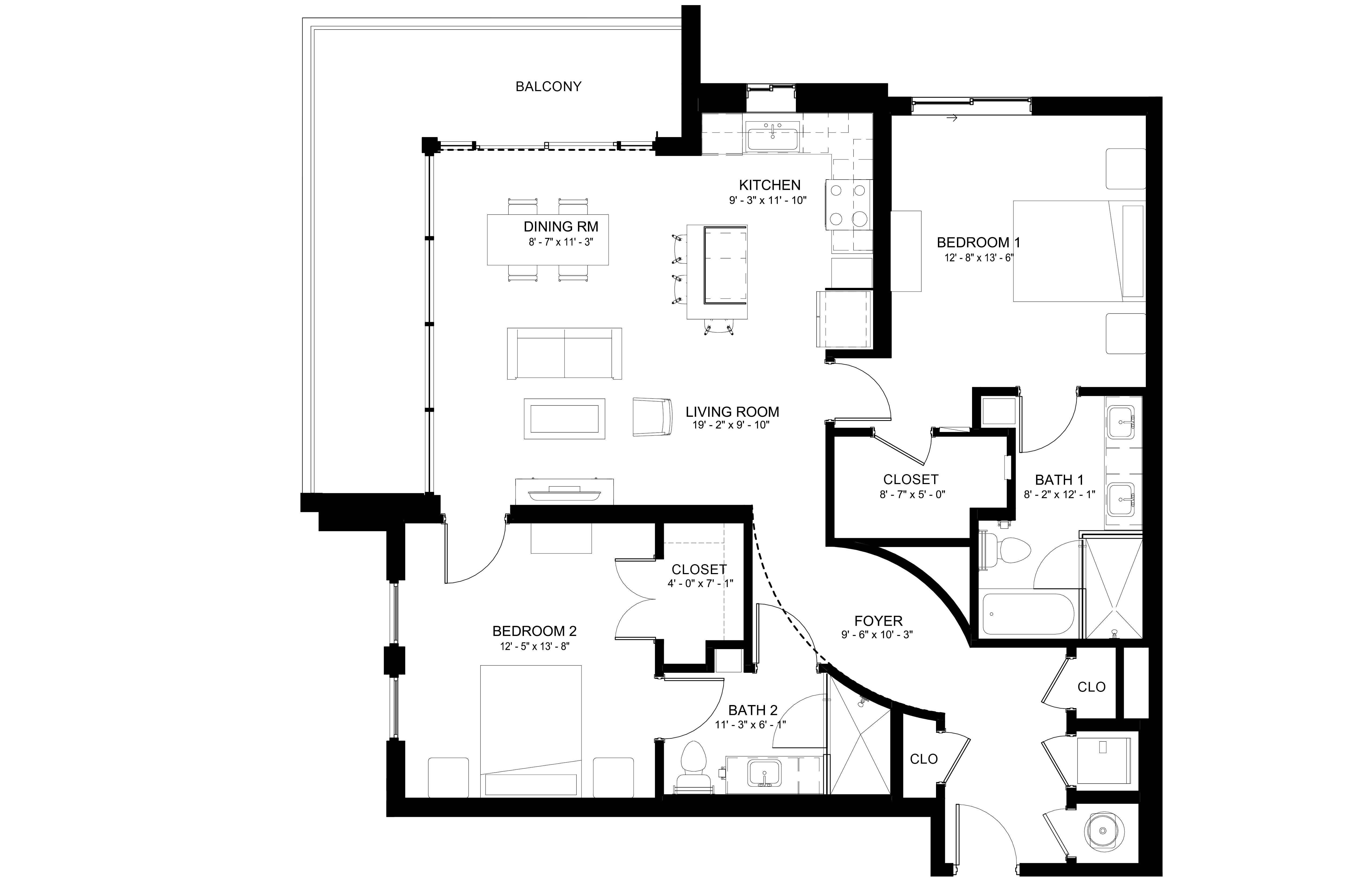 Apartment 529 floorplan