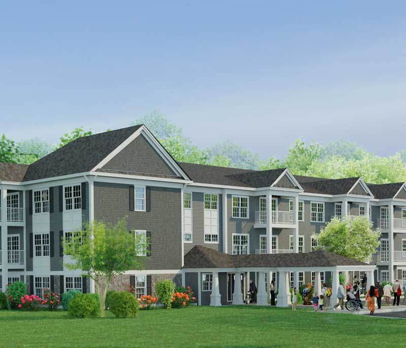 Depot Village Apartments in Hanson, MA