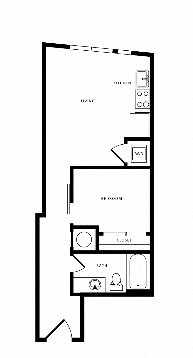 Apartment 1636 floorplan