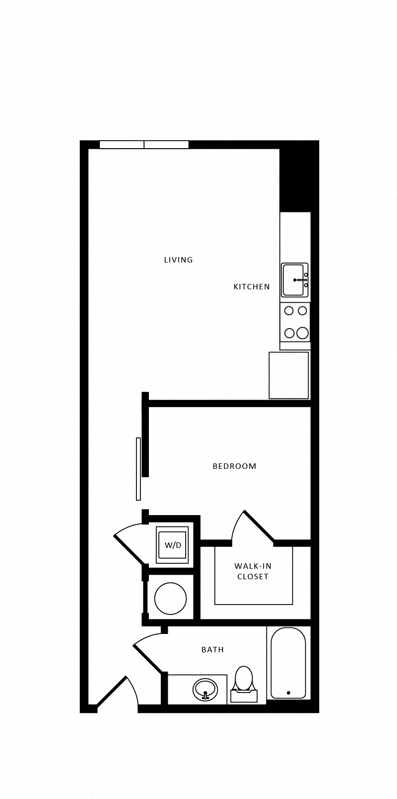 Apartment 2628 floorplan