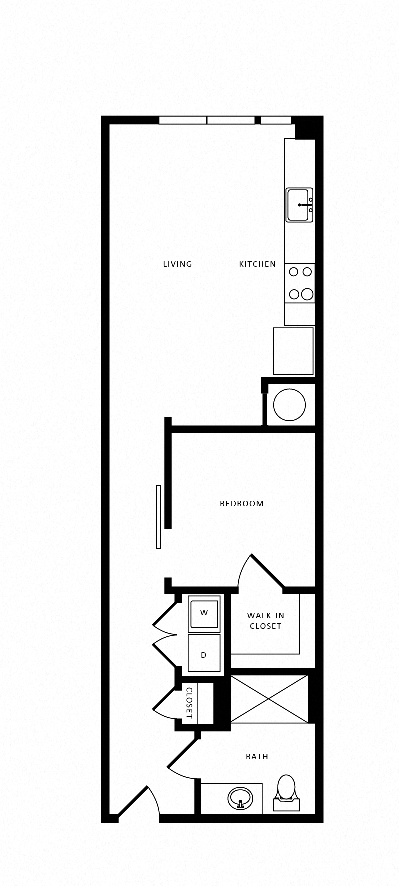 Apartment 1538 floorplan