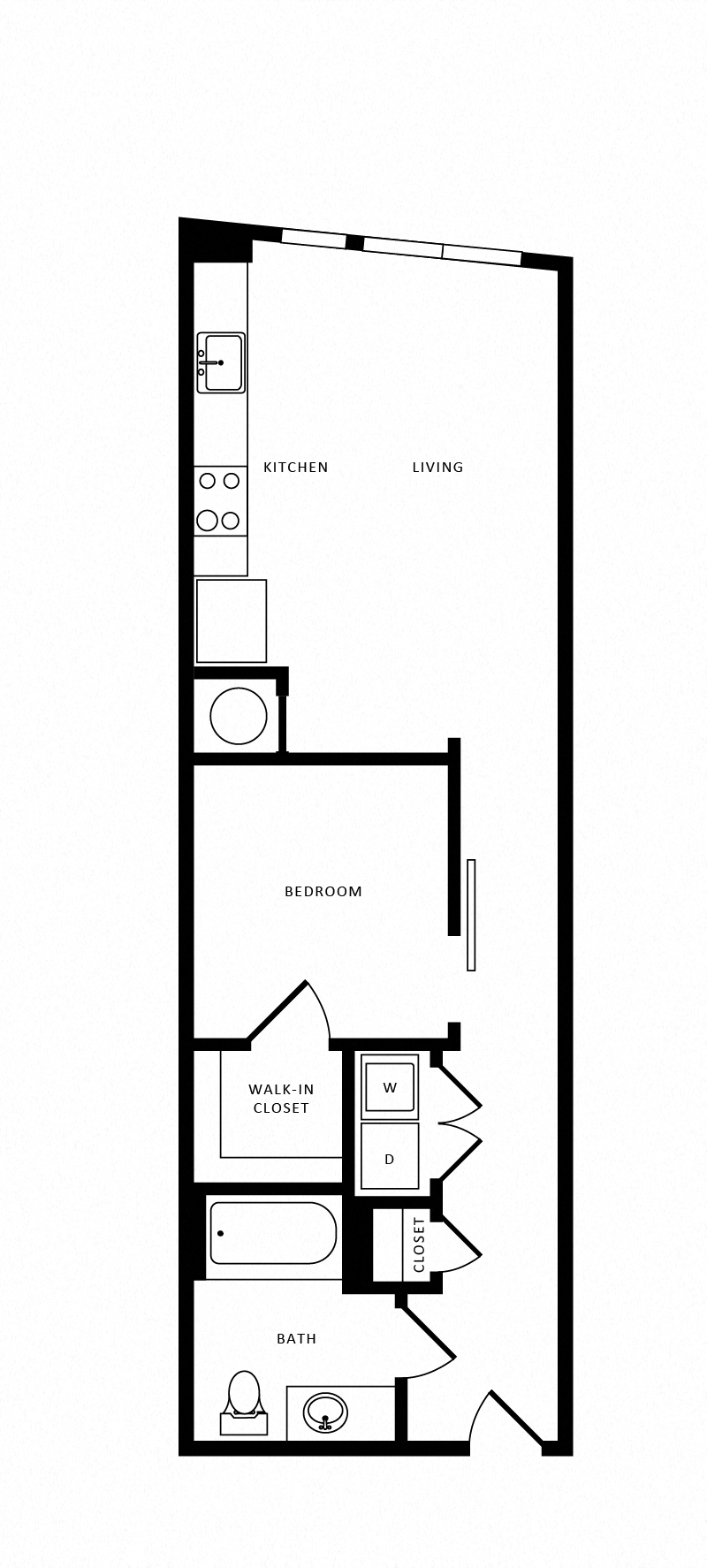 Apartment 1637 floorplan